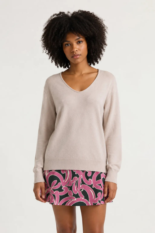 Compañia Fantastica Jersey Mujer Pico Beige Who killed Bambi?