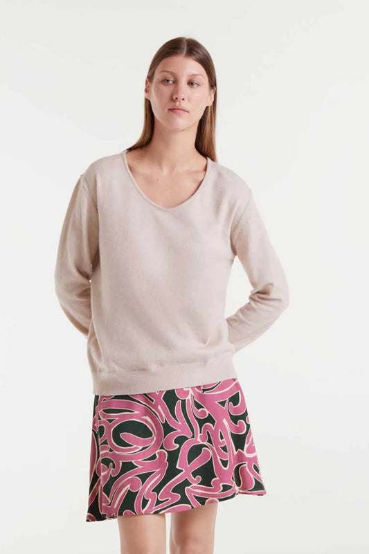 Compañia Fantastica Jersey Mujer Pico Beige Who killed Bambi?