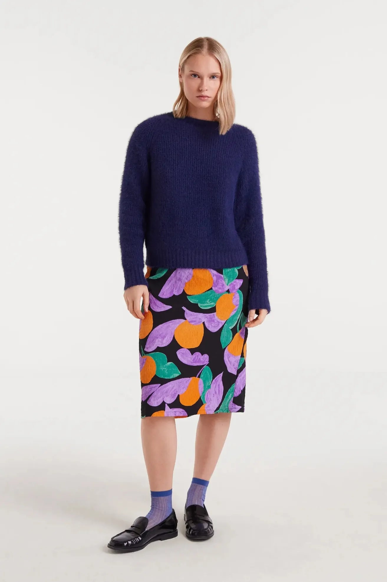 Compañia Fantastica Jersey Mujer Textura Azul Who killed Bambi?