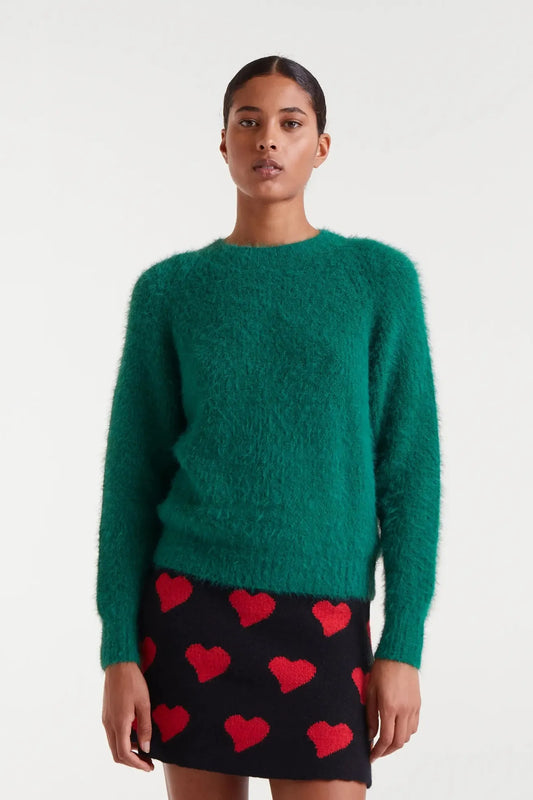 Compañia Fantastica Jersey Mujer Textura Verde Who killed Bambi?