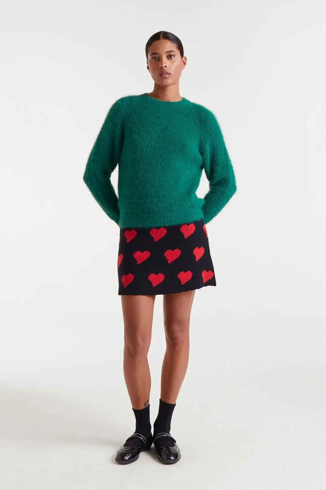 Compañia Fantastica Jersey Mujer Textura Verde Who killed Bambi?