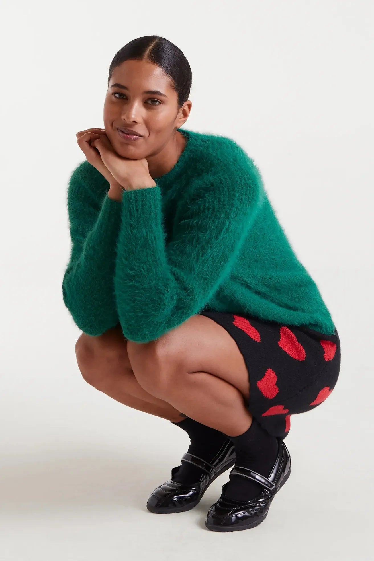 Compañia Fantastica Jersey Mujer Textura Verde Who killed Bambi?