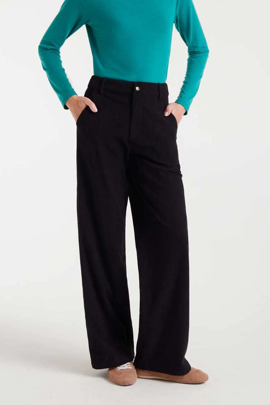 Compañia Fantastica Pantalón Mujer Pana Negro Who killed Bambi?