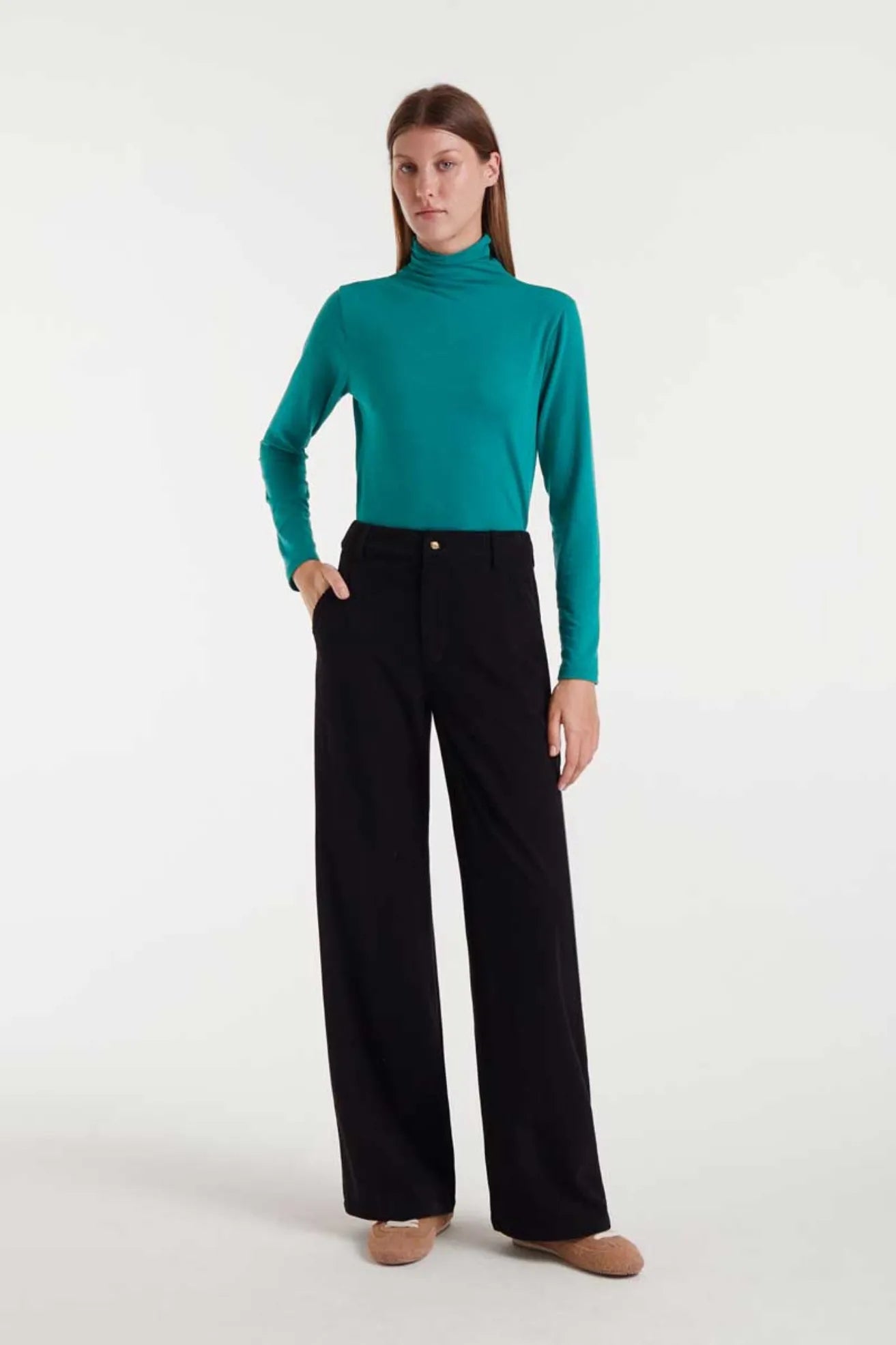Compañia Fantastica Pantalón Mujer Pana Negro Who killed Bambi?