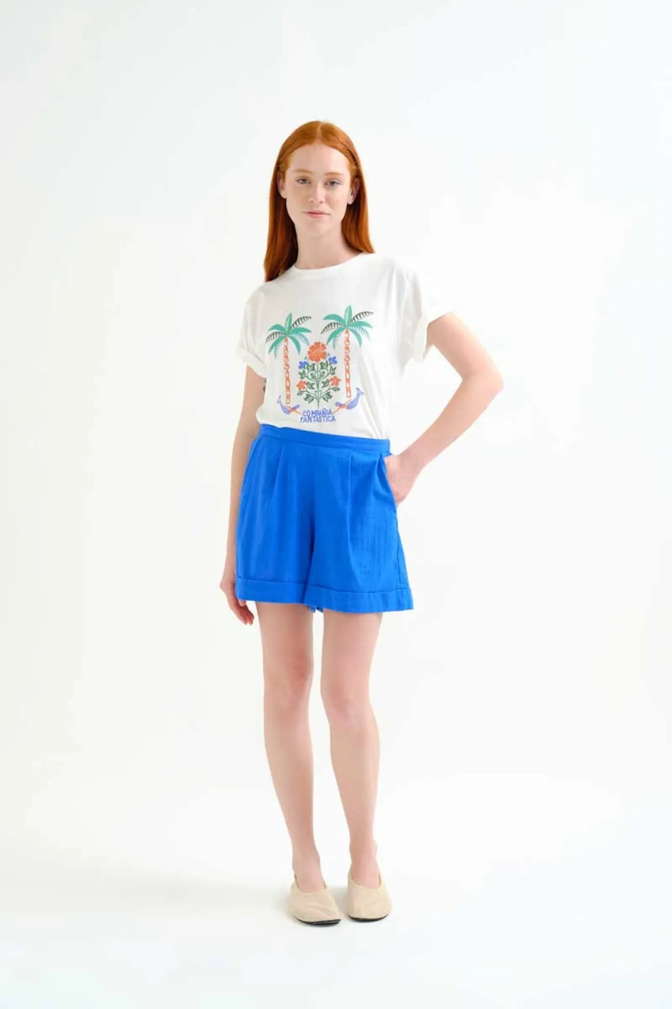 Compañia Fantastica Shorts Mujer Azules Who killed Bambi?