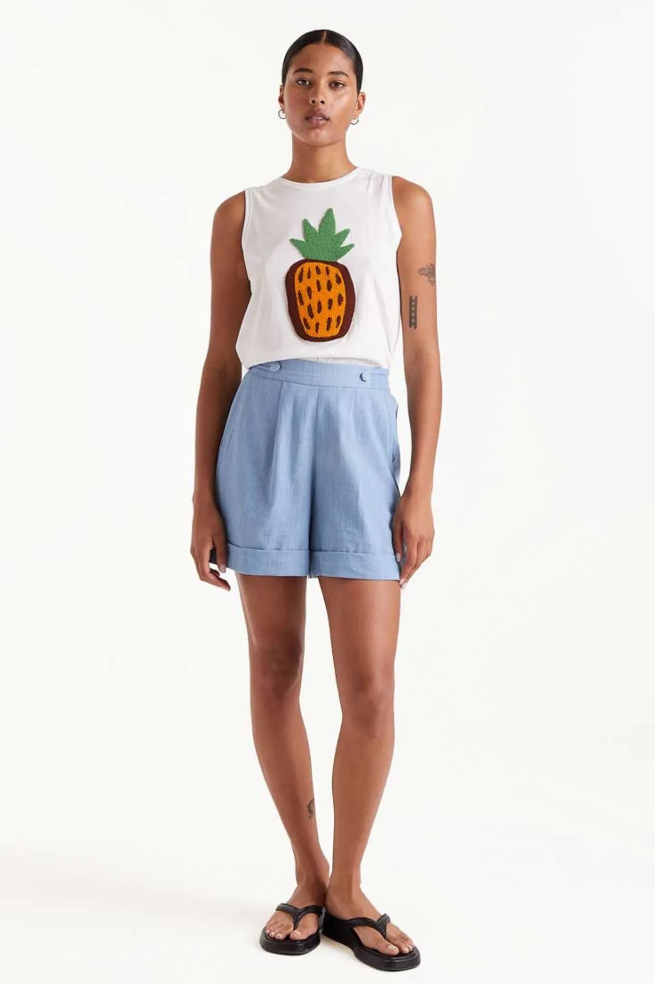 Compañia Fantastica Shorts Mujer Efecto Denim Who killed Bambi?
