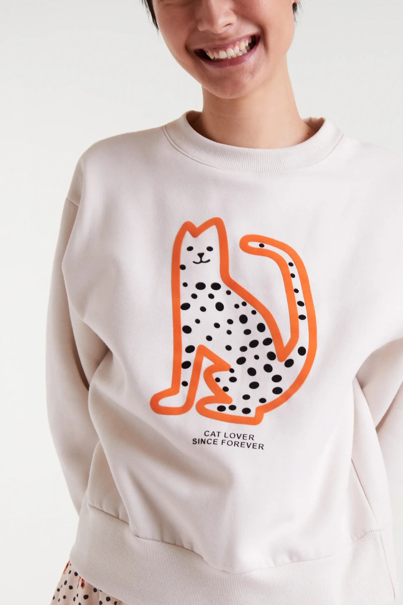 Compañia Fantastica Sudadera Mujer Gato Beige Who killed Bambi?