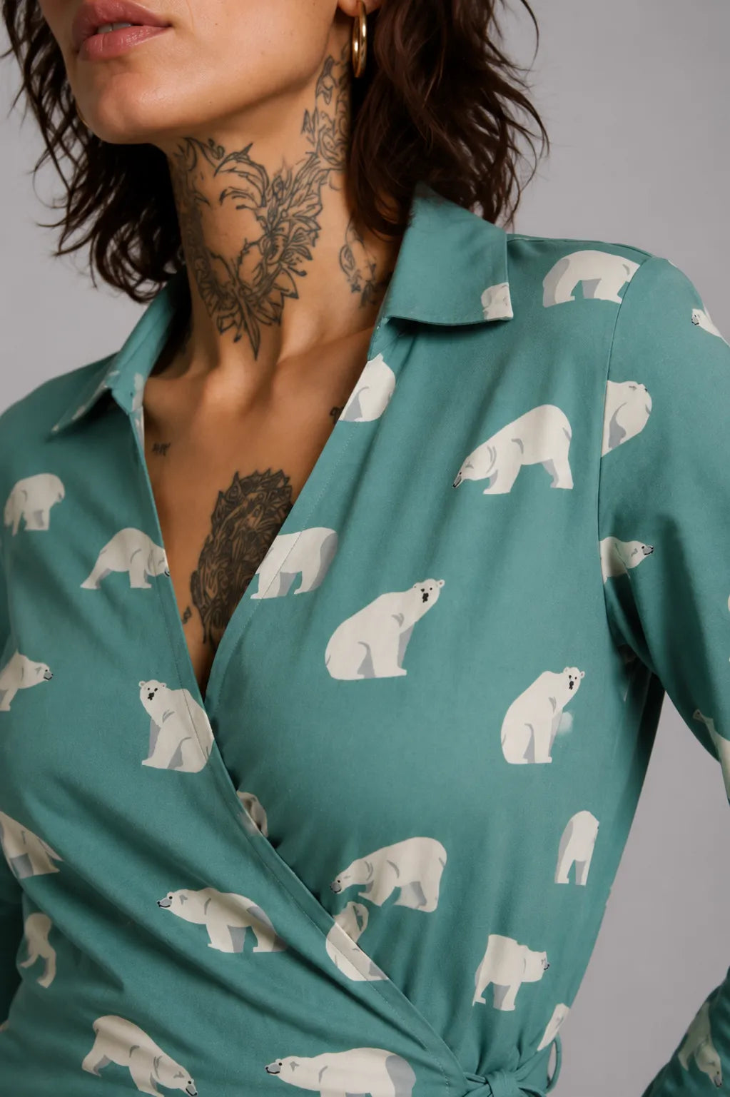 Compañia Fantastica Vestido Midi Osos Who killed Bambi?