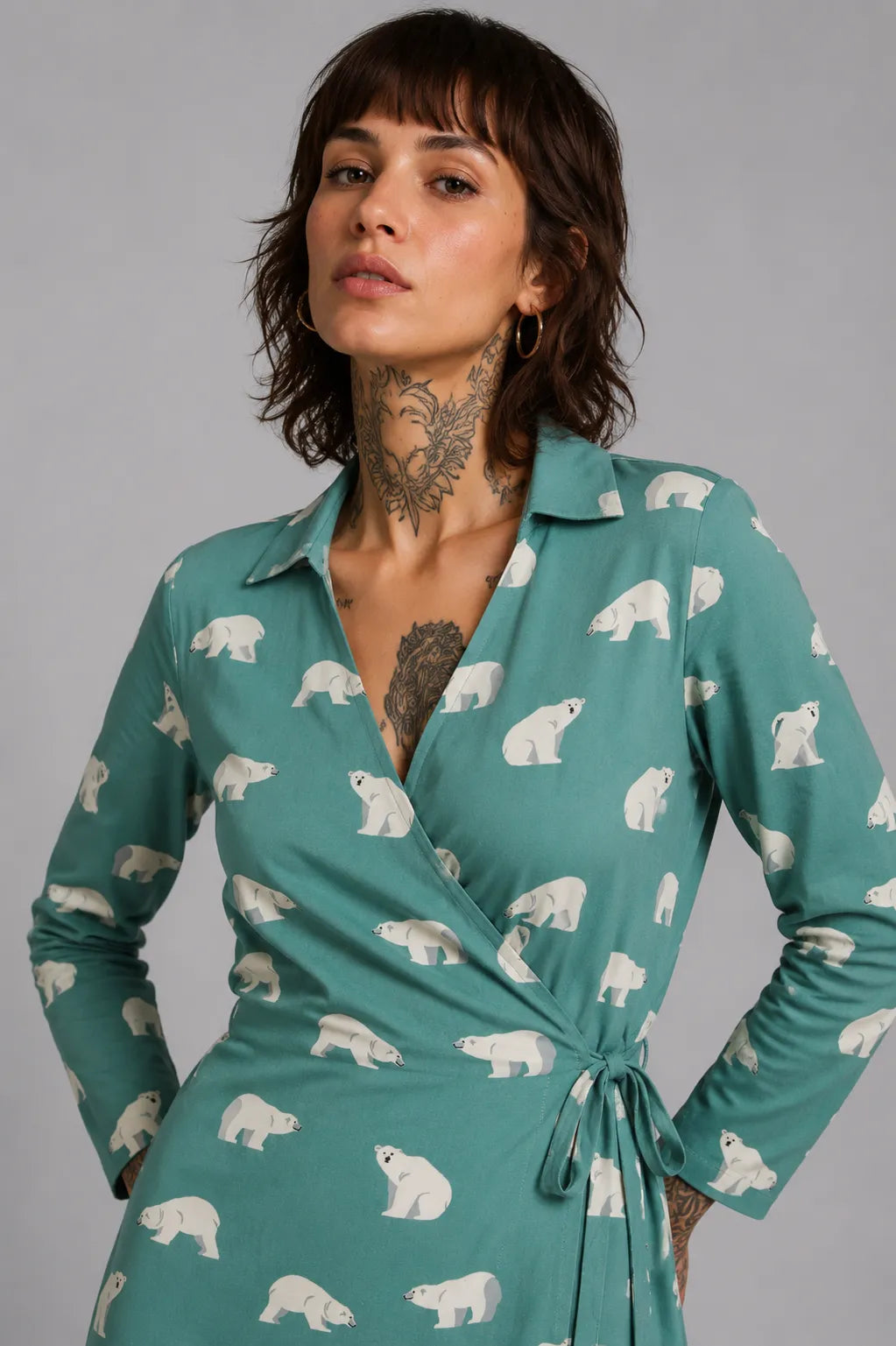Compañia Fantastica Vestido Midi Osos Who killed Bambi?