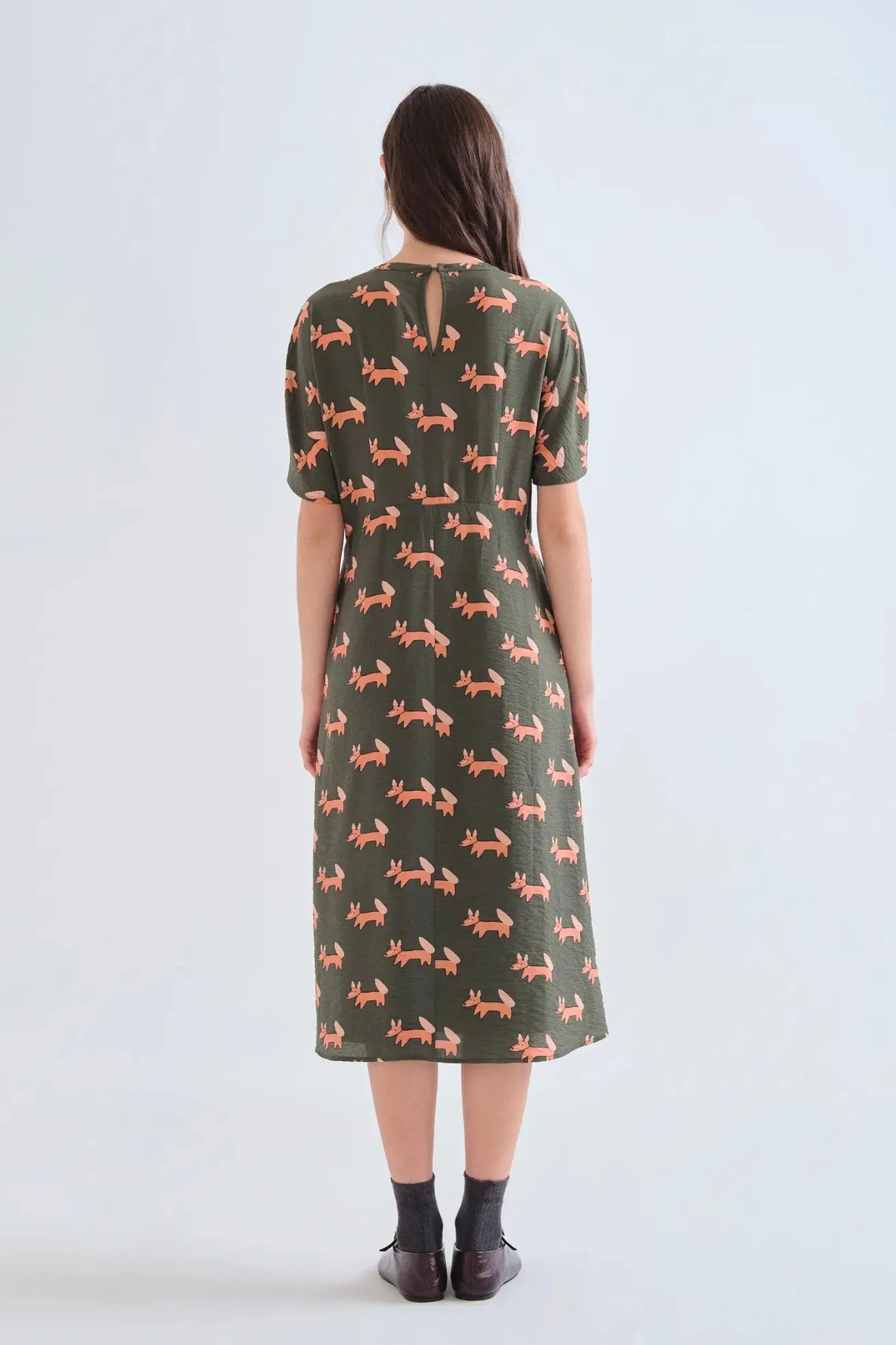Compañia Fantastica Vestido Midi Zorros Who killed Bambi?