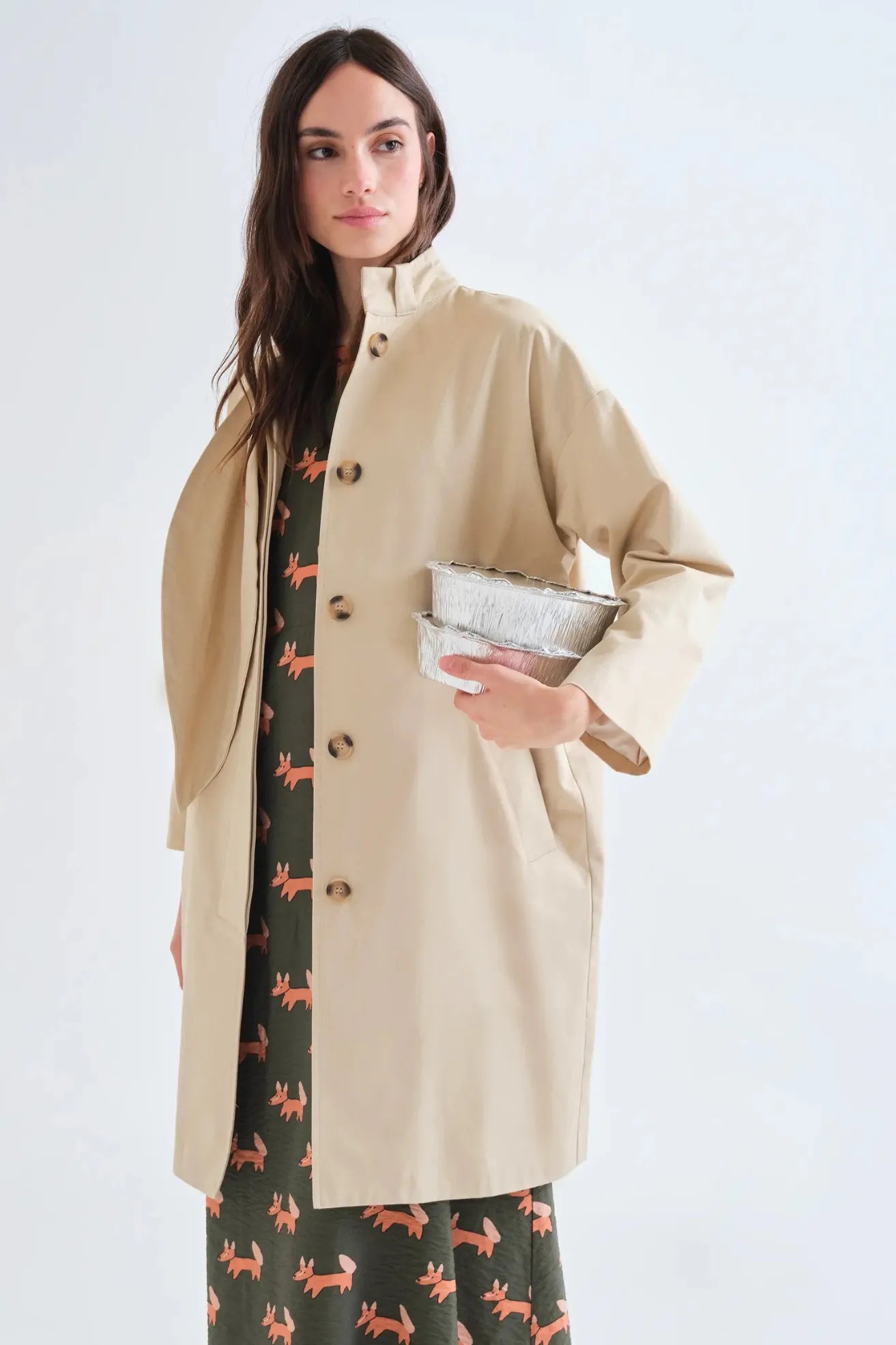 Compañia Fantastica Vestido Midi Zorros Who killed Bambi?