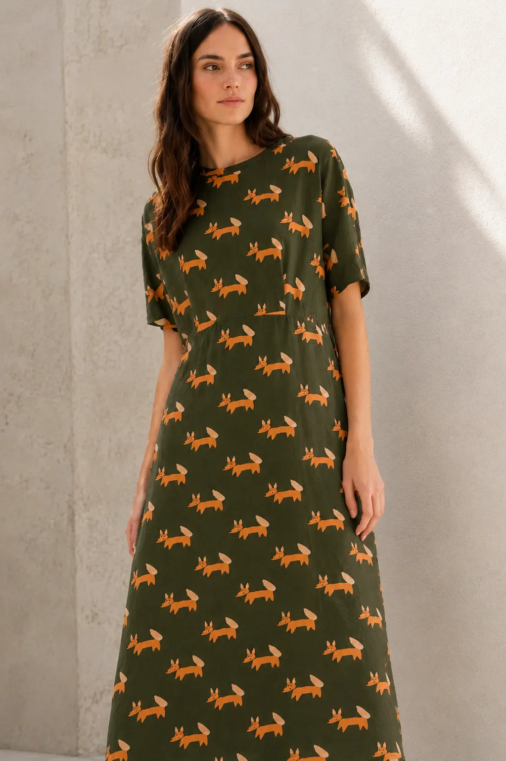 Compañia Fantastica Vestido Midi Zorros Who killed Bambi?