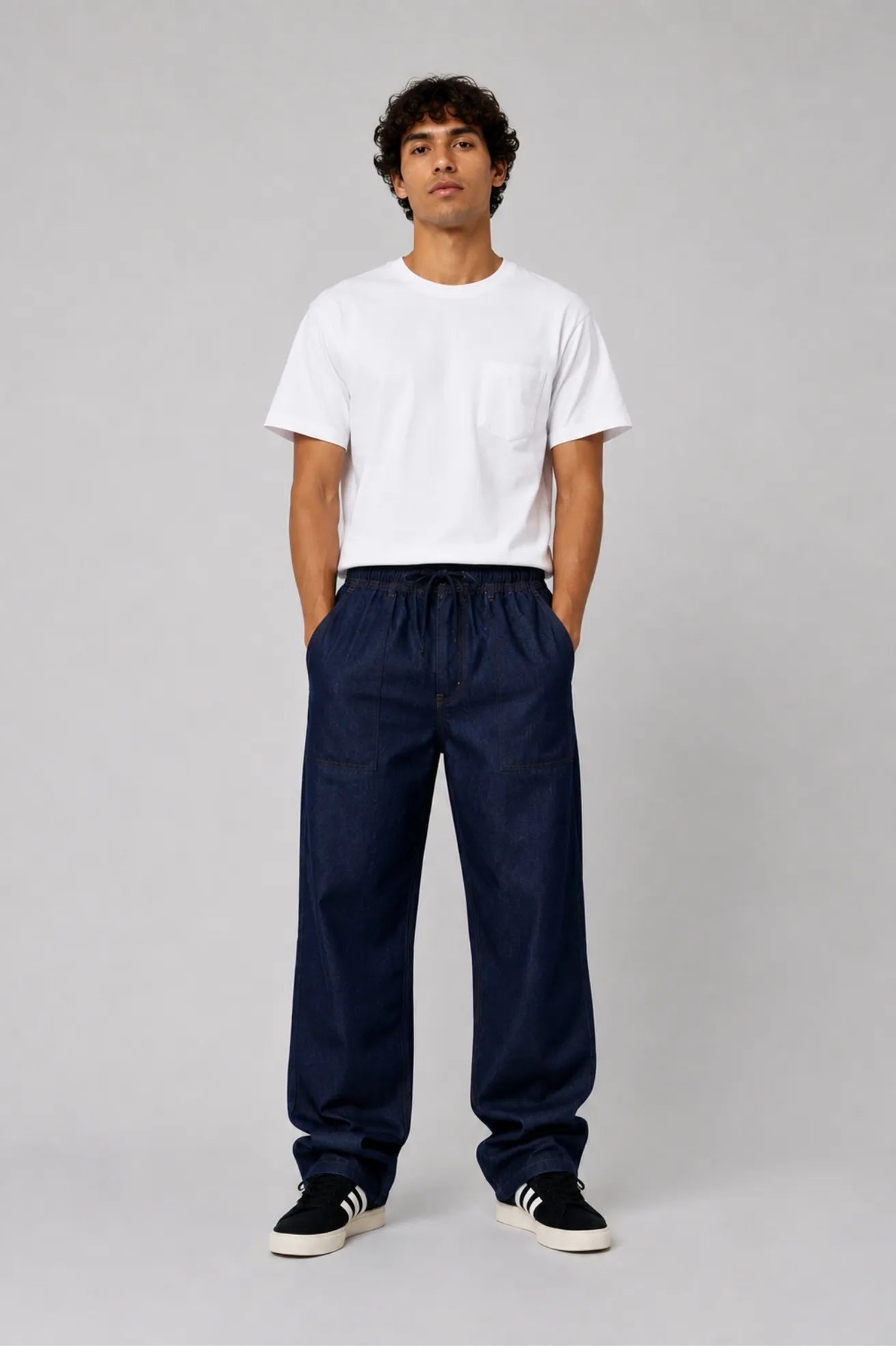 Cookman Pantalón Chef Denim Azul Who killed Bambi?