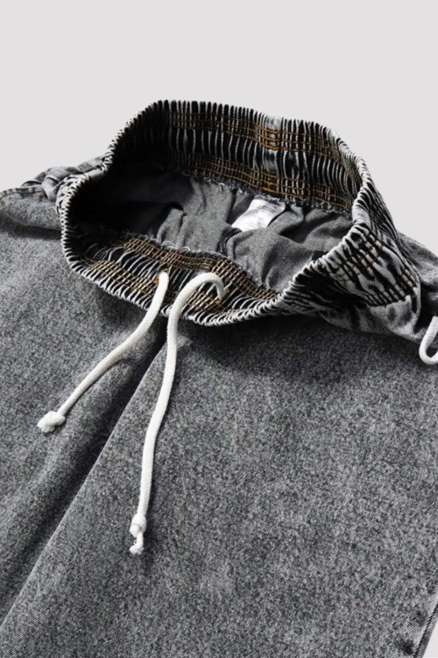 Cookman Pantalón Chef Denim Washed Black Who killed Bambi?