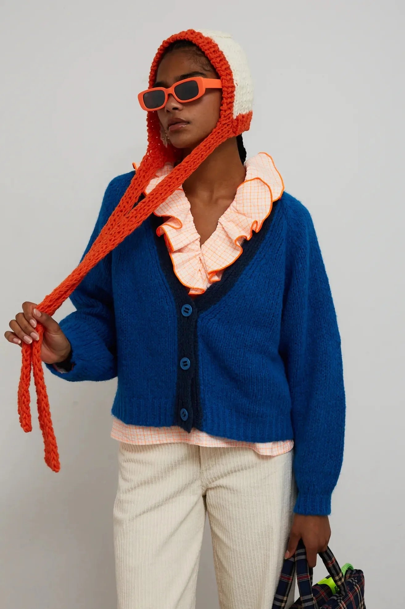 Dr Bloom Cardigan Mujer Cocoon Azul Who killed Bambi?