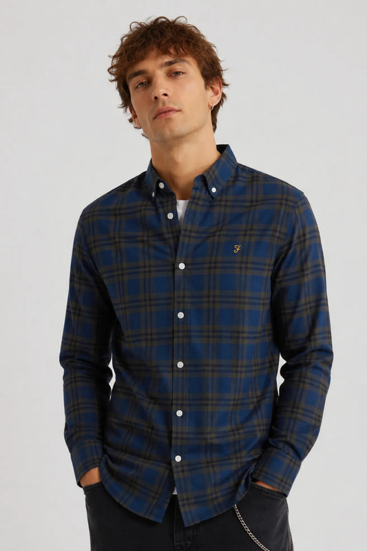 Farah Camisa Hombre Brewer Verde Who killed Bambi?