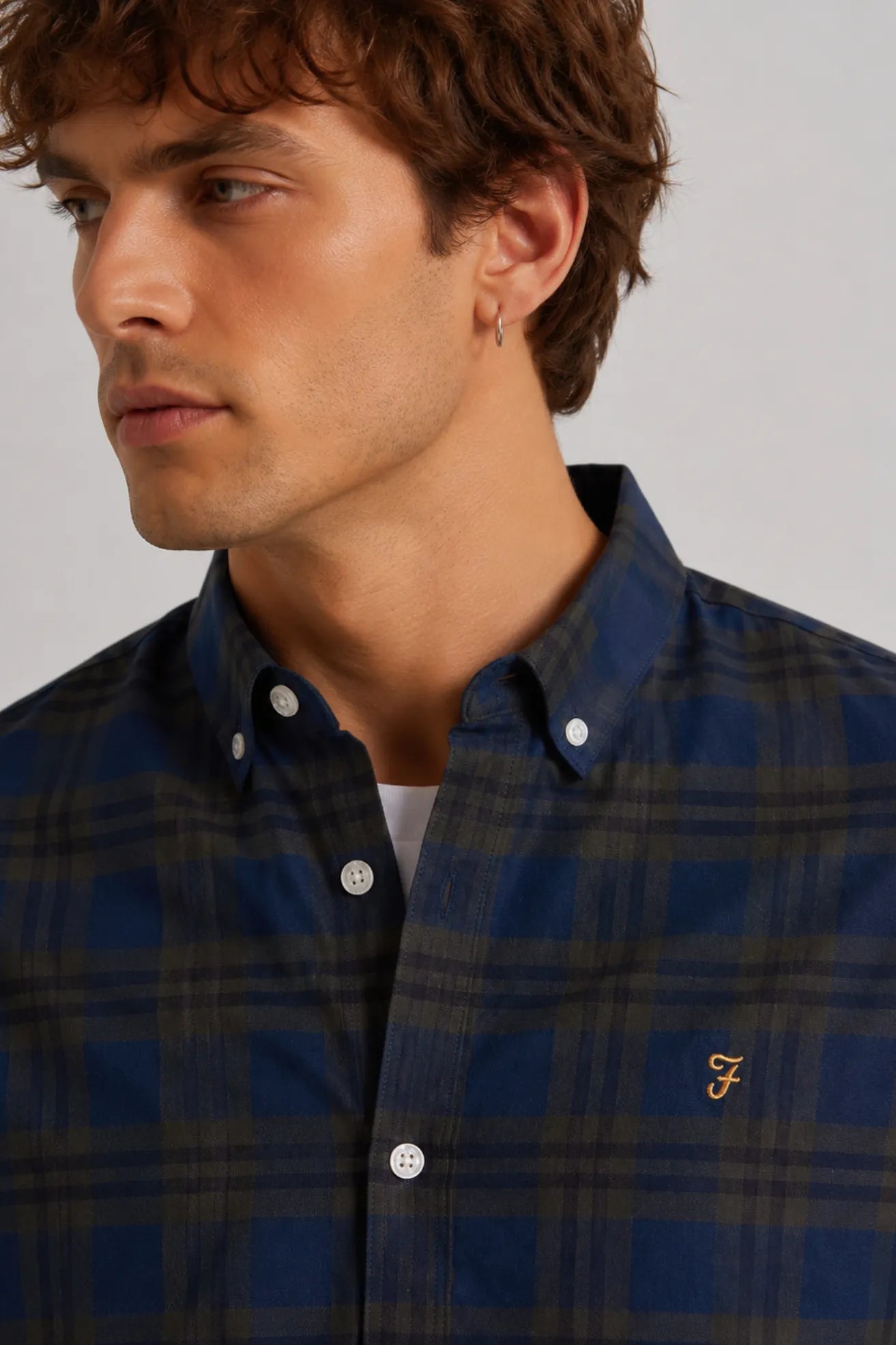 Farah Camisa Hombre Brewer Verde Who killed Bambi?