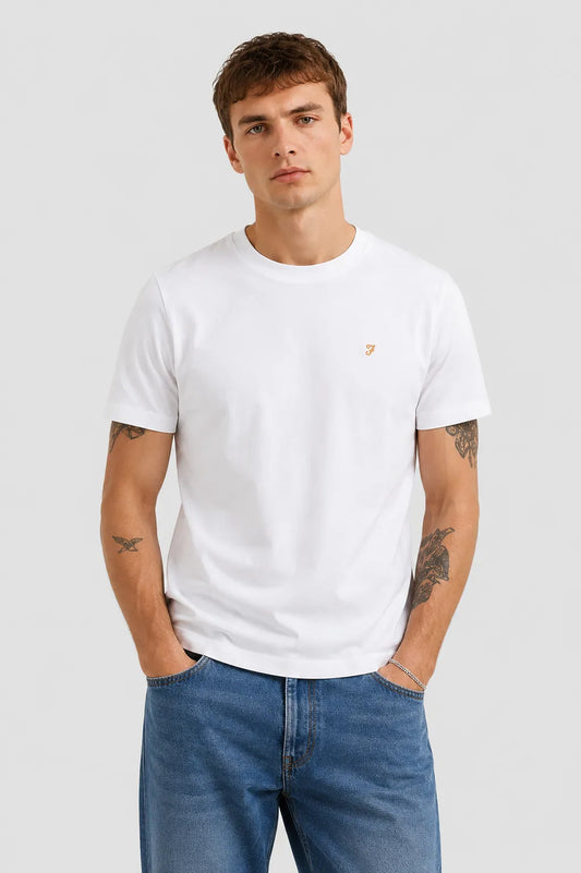 Farah Camiseta Hombre Básica Blanca Who killed Bambi?