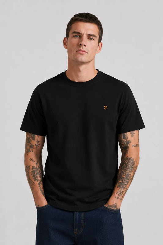 Farah Camiseta Hombre Básica Negra Who killed Bambi?