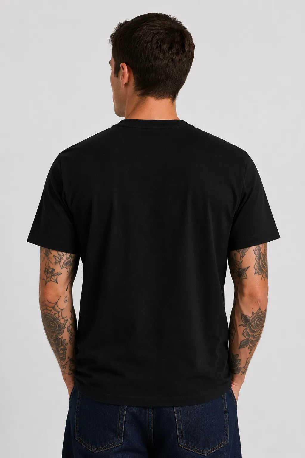 Farah Camiseta Hombre Básica Negra Who killed Bambi?