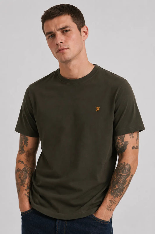 Farah Camiseta Hombre Básica Verde Who killed Bambi?