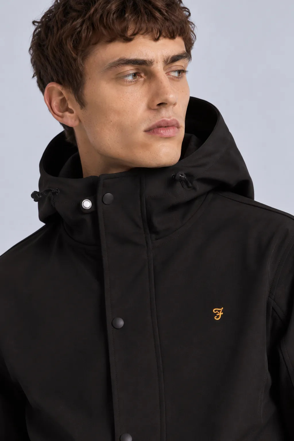 Farah Cazadora Hombre Softshell Brydon Negra Who killed Bambi?
