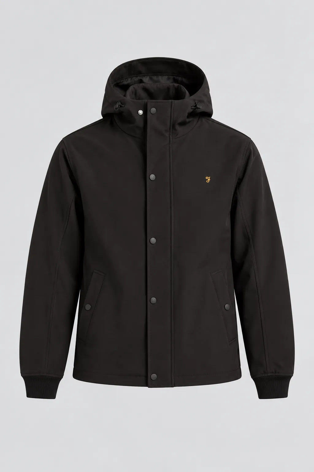 Farah Cazadora Hombre Softshell Brydon Negra Who killed Bambi?