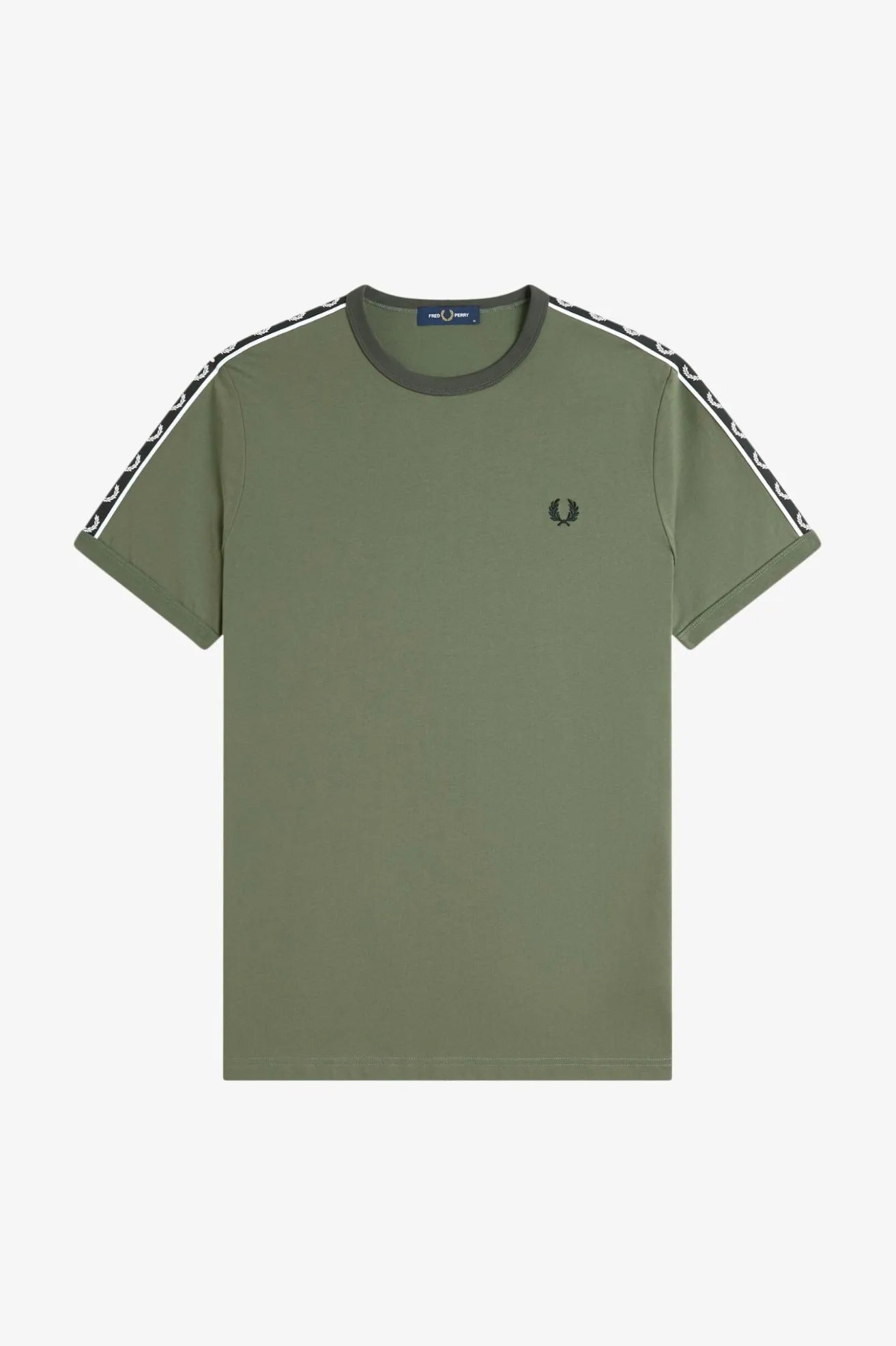Fred Perry Camiseta Hombre Banda Verde Who killed Bambi?