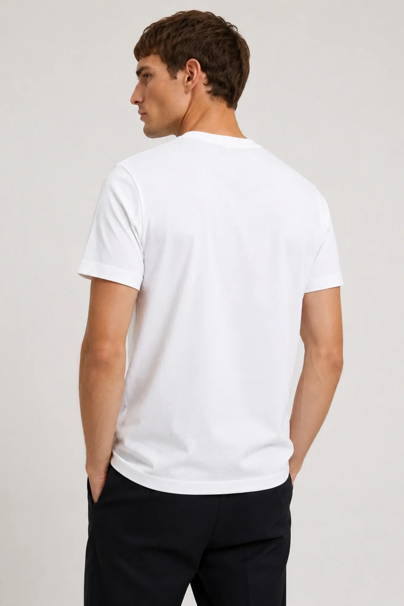 Fred Perry Camiseta Hombre Blanca Who killed Bambi?