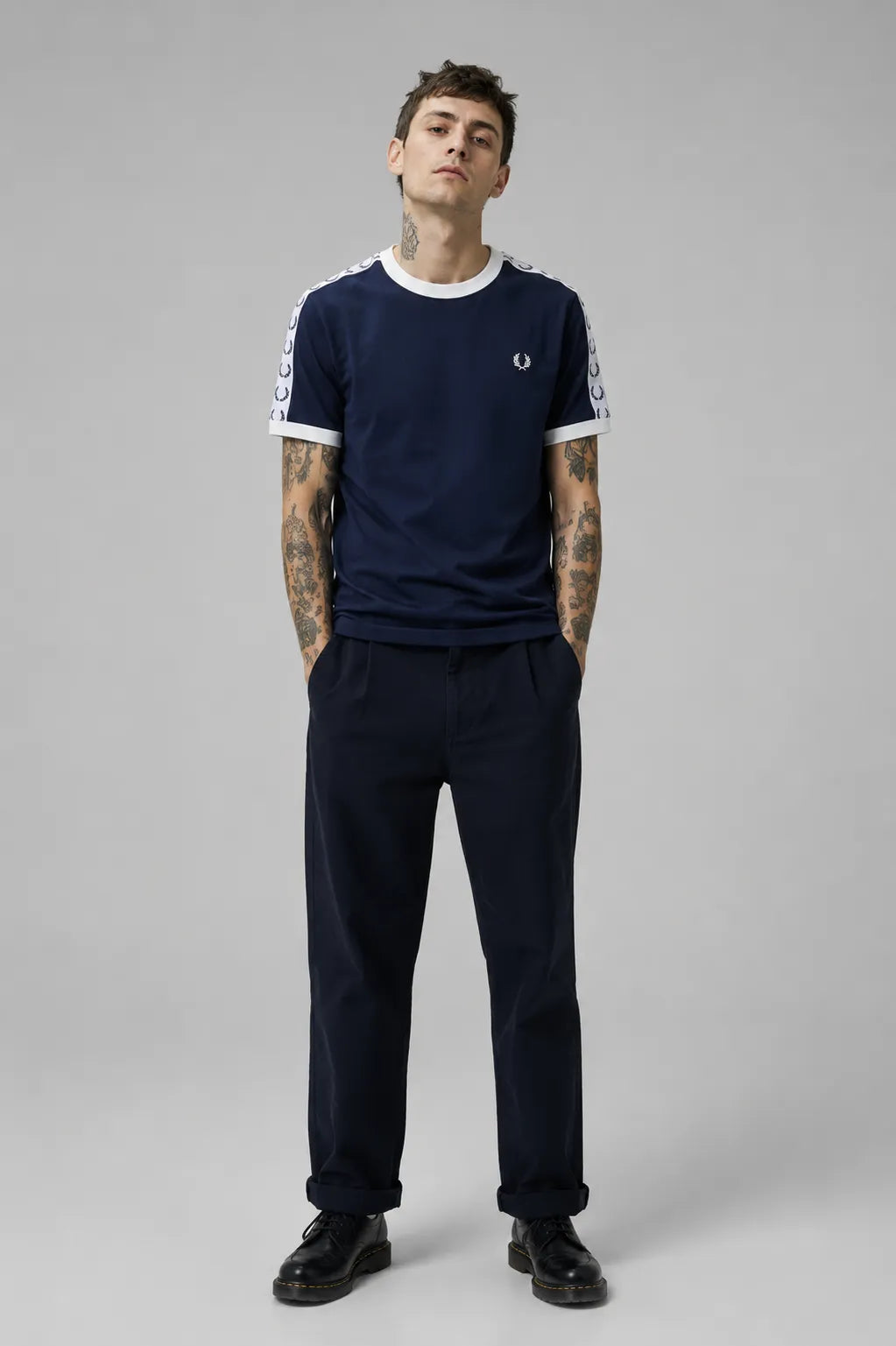 Fred Perry Camiseta Hombre Cinta Azul Who killed Bambi?