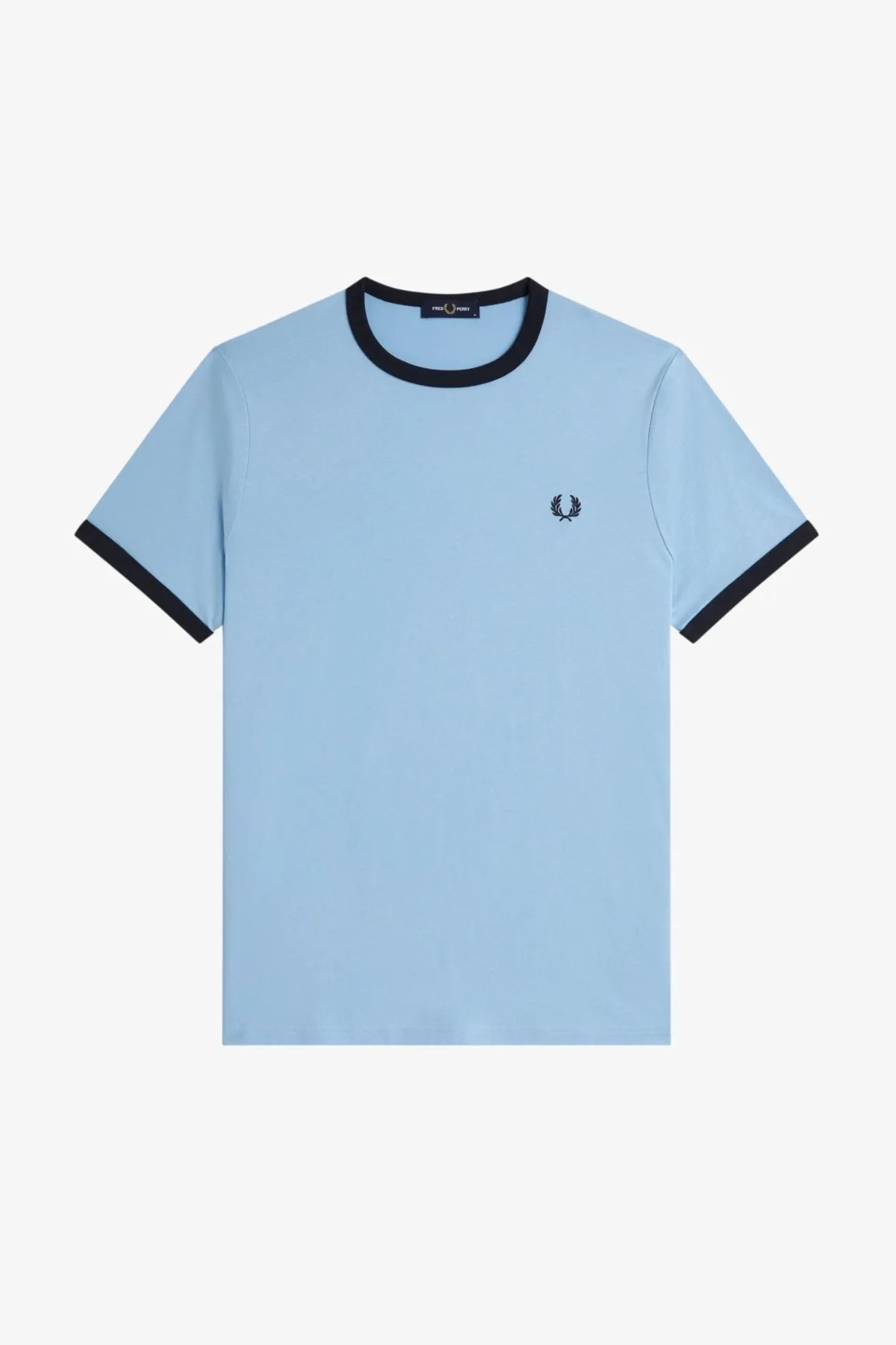 Fred Perry Camiseta Hombre Ringer Azul Who killed Bambi?