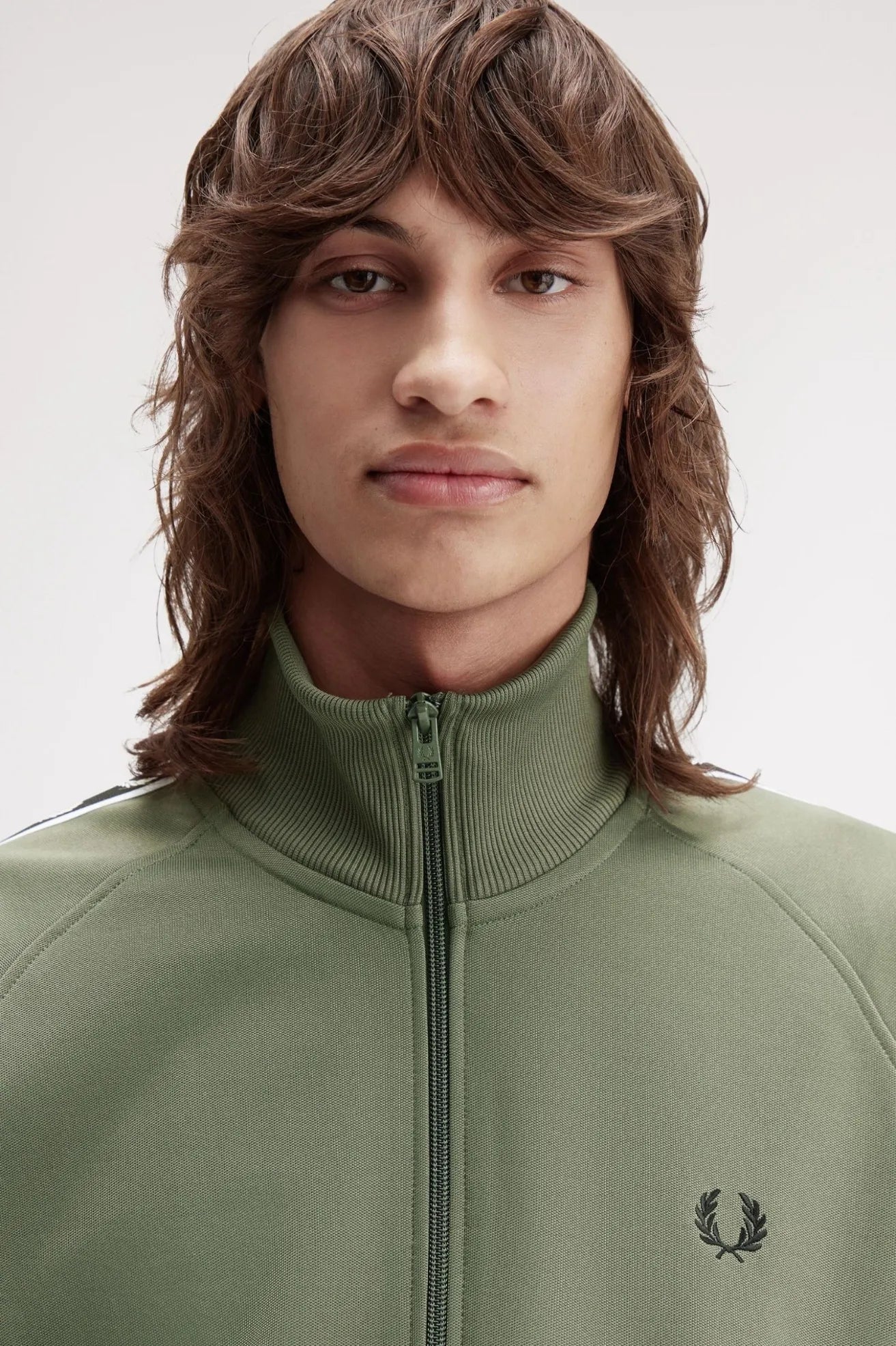 Fred Perry Chaqueta Hombre Chándal Cinta Verde Who killed Bambi?