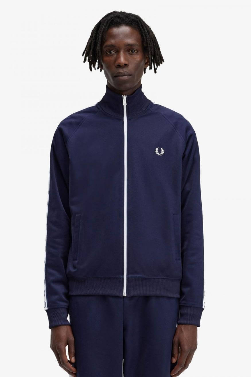 Fred Perry Chaqueta Hombre Chándal J4620 Azul Who killed Bambi?