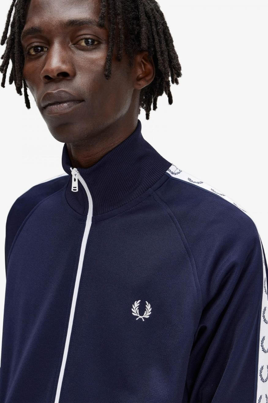 Fred Perry Chaqueta Hombre Chándal J4620 Azul Who killed Bambi?