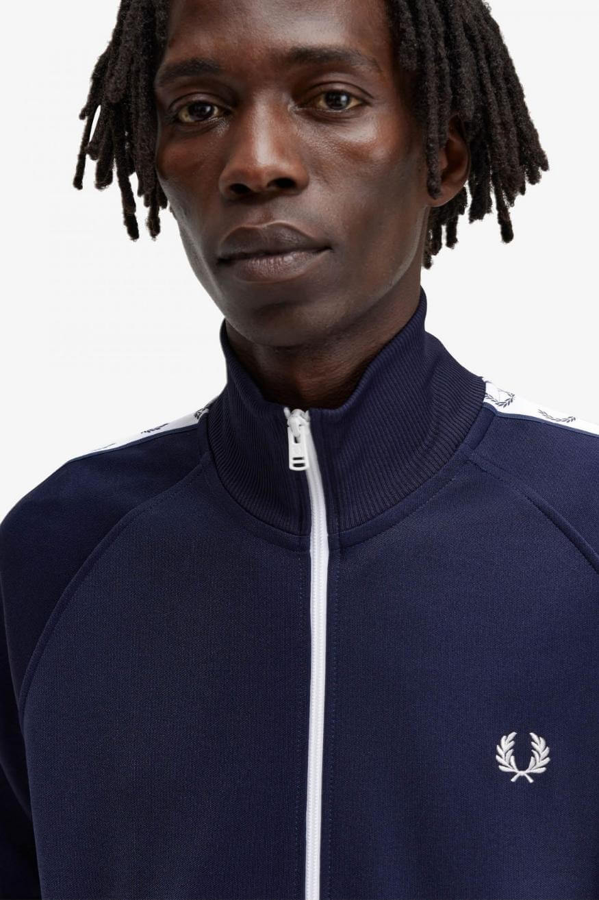 Fred Perry Chaqueta Hombre Chándal J4620 Azul Who killed Bambi?