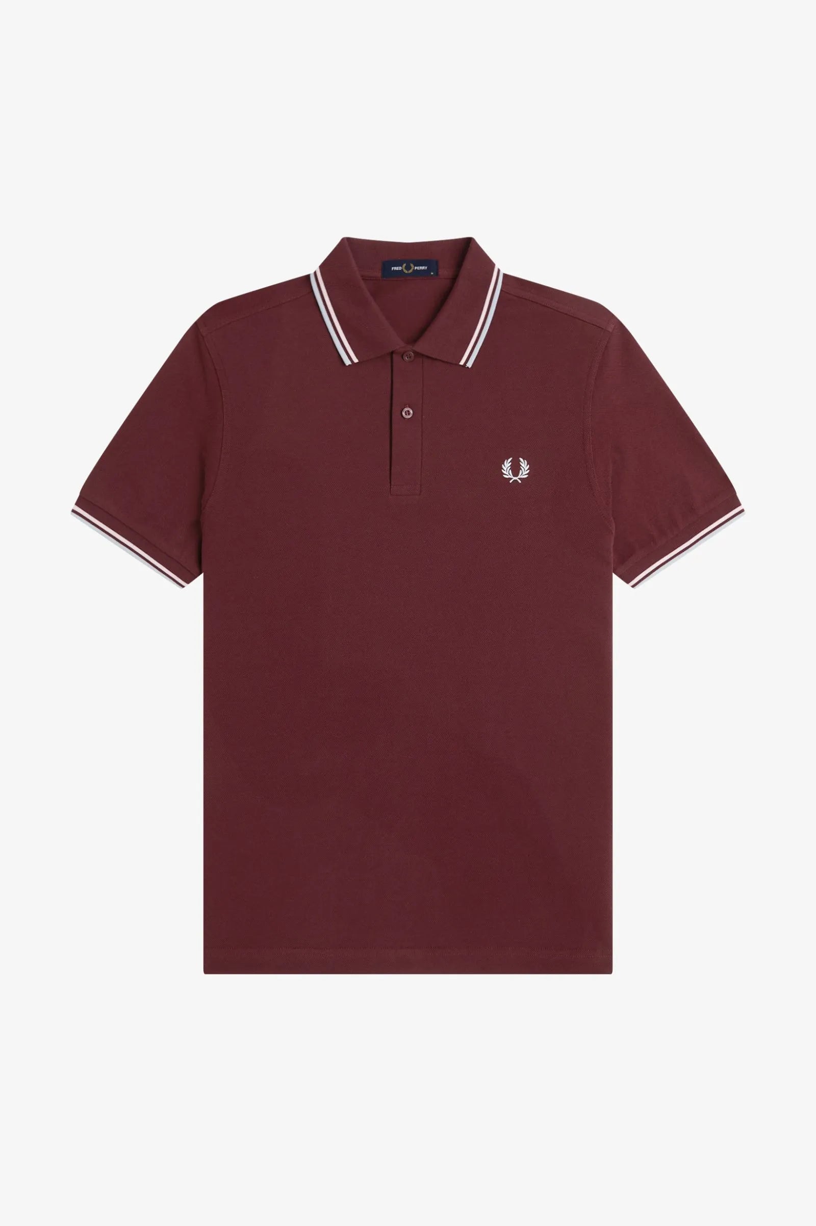 Fred Perry Polo Hombre M3600 Burdeos 83C Who killed Bambi?