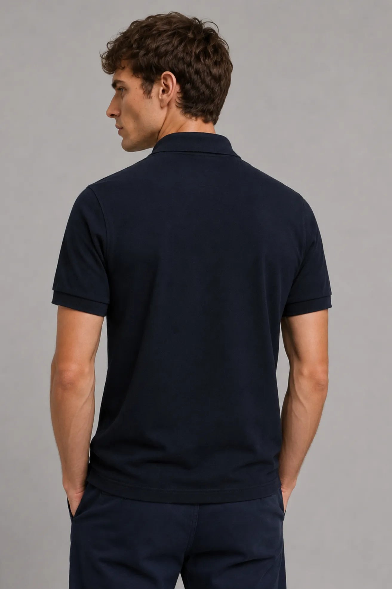 Fred Perry Polo Hombre M6000 Azul T73 Who killed Bambi?