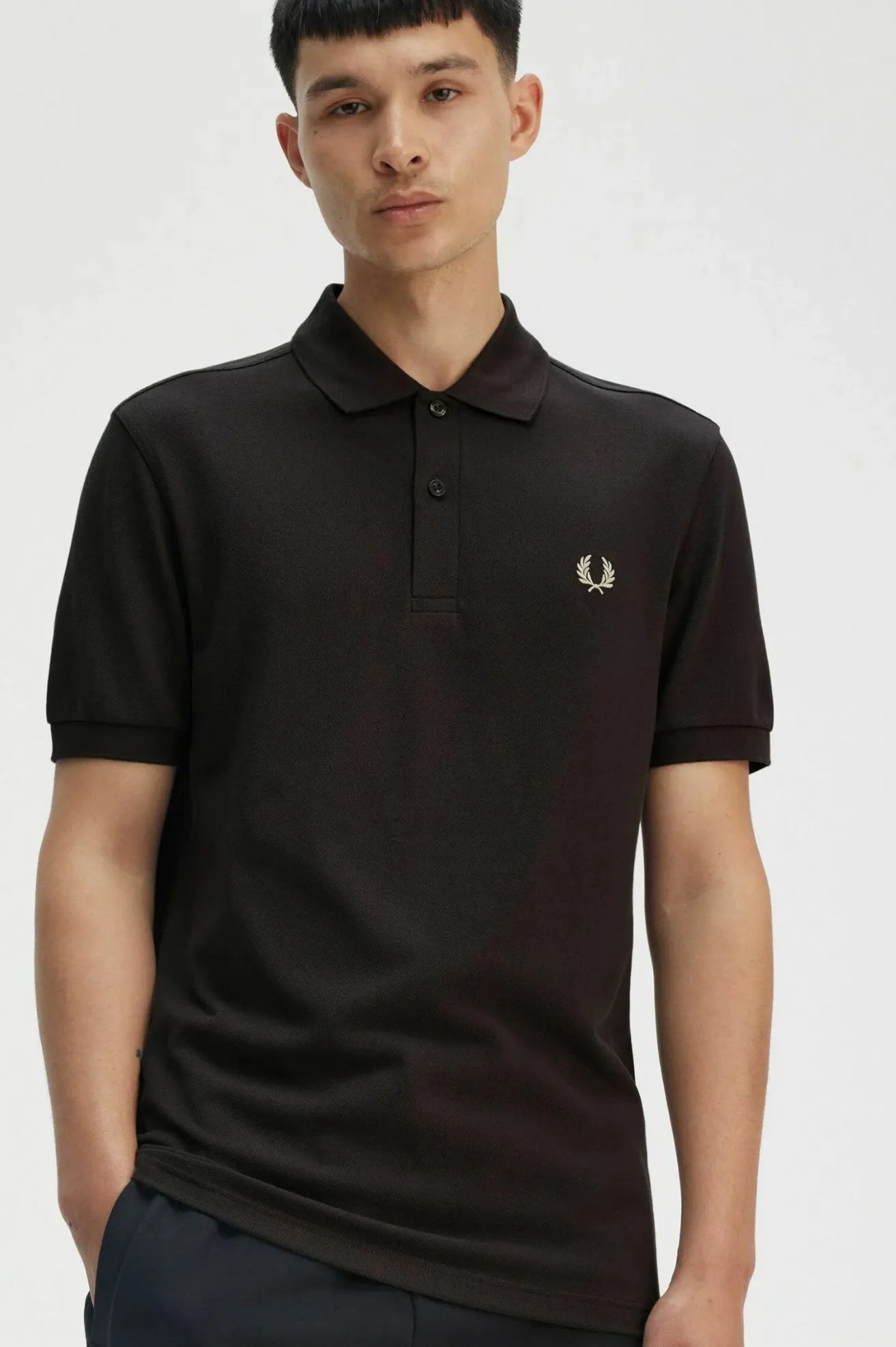 Fred Perry Polo Hombre M6000 Gris V56 XL Who killed Bambi?