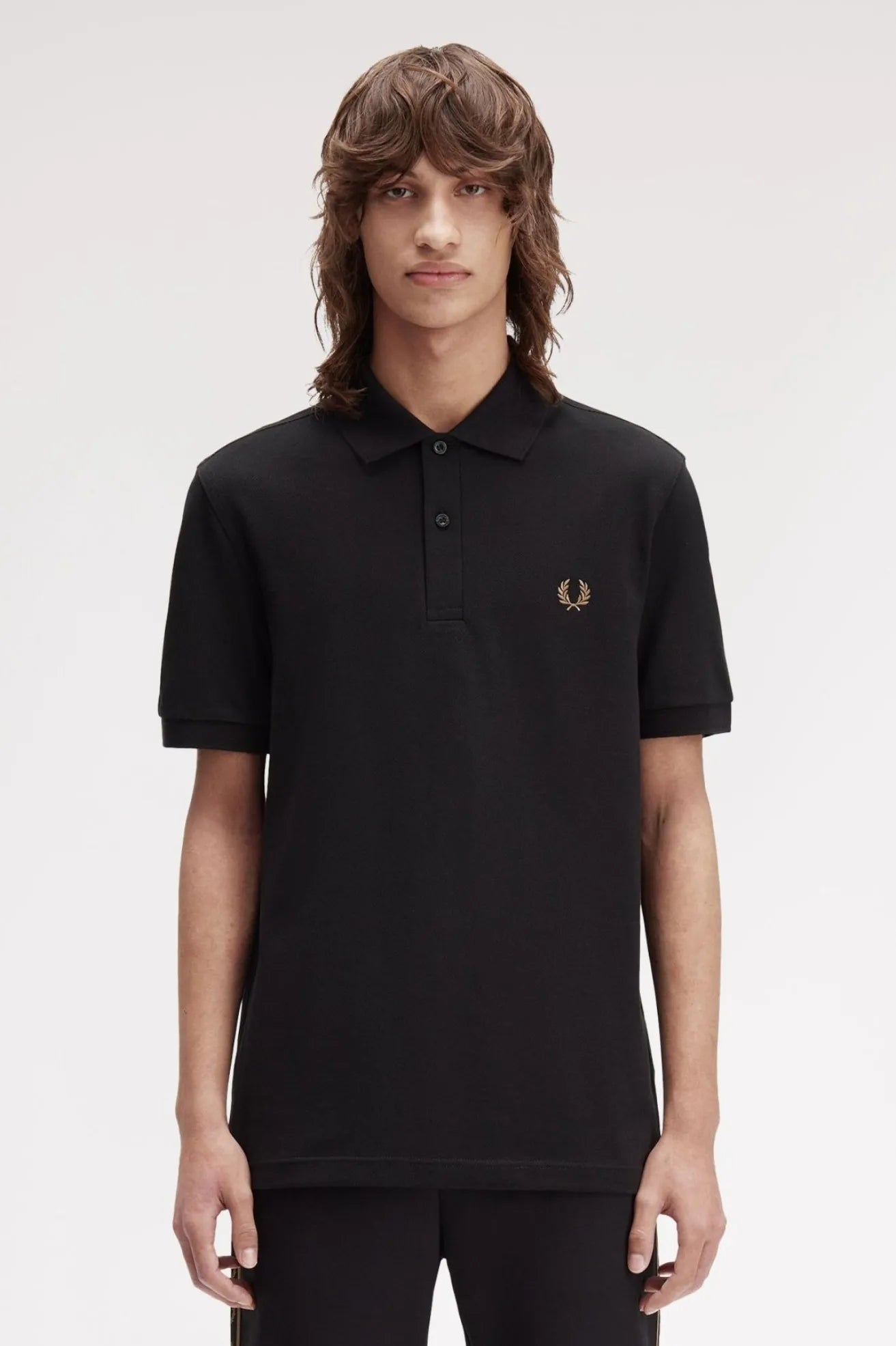 Fred Perry Polo Hombre M6000 Negro S77 Who killed Bambi?