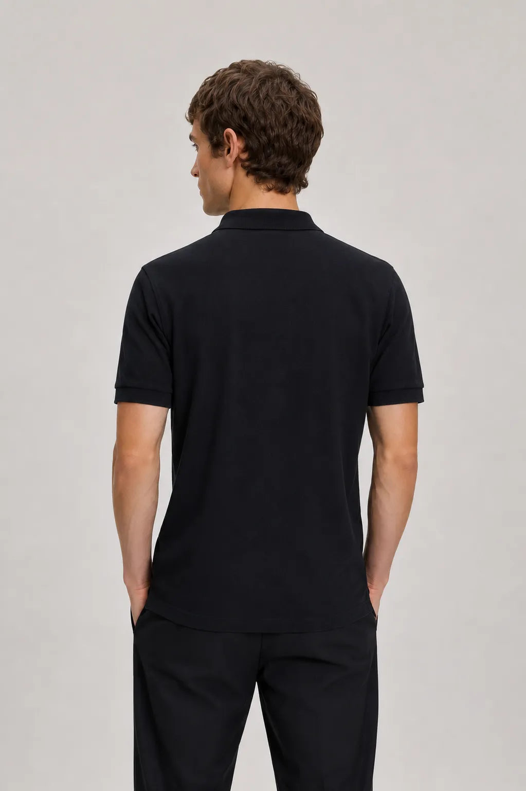 Fred Perry Polo Hombre M6000 Negro Who killed Bambi?