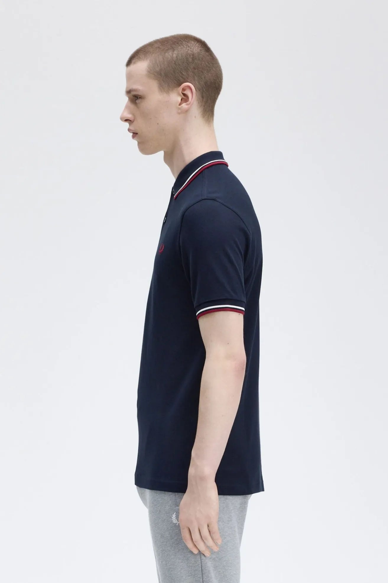 Fred Perry Polo M3600 Hombre Azul T55 Who killed Bambi?