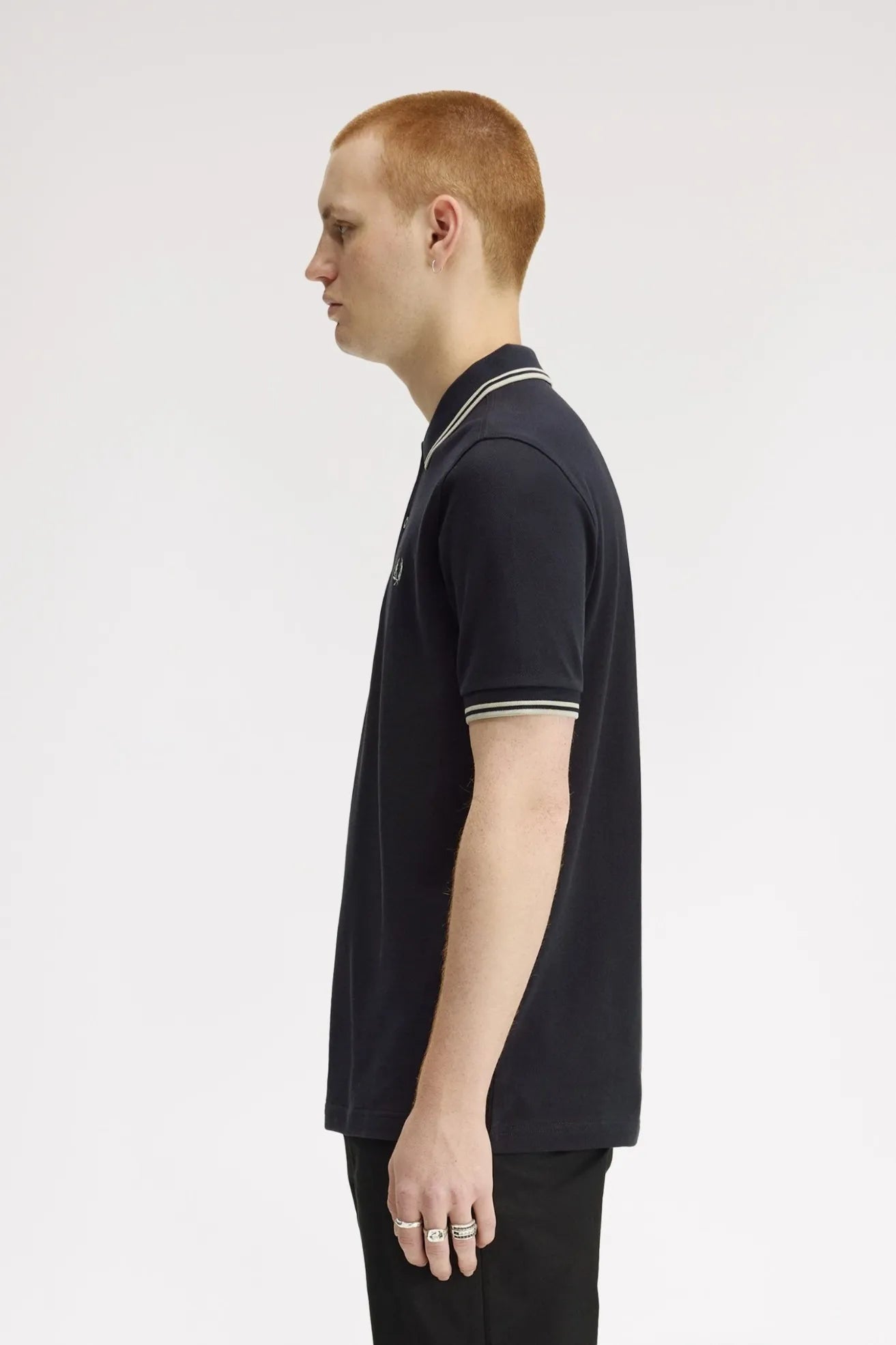Fred Perry Polo M3600 Hombre Azul T73 Who killed Bambi?
