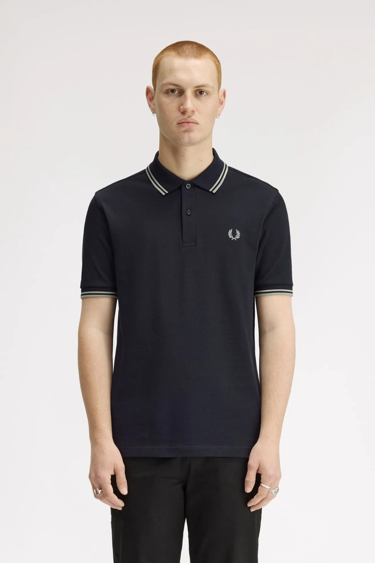 Fred Perry Polo M3600 Hombre Azul T73 Who killed Bambi?