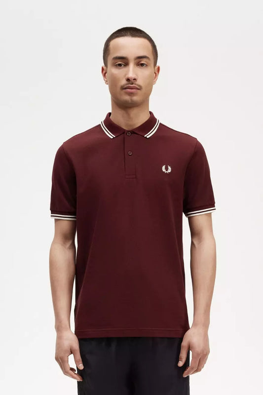 Fred Perry Polo M3600 Hombre Burdeos 597 Who killed Bambi?