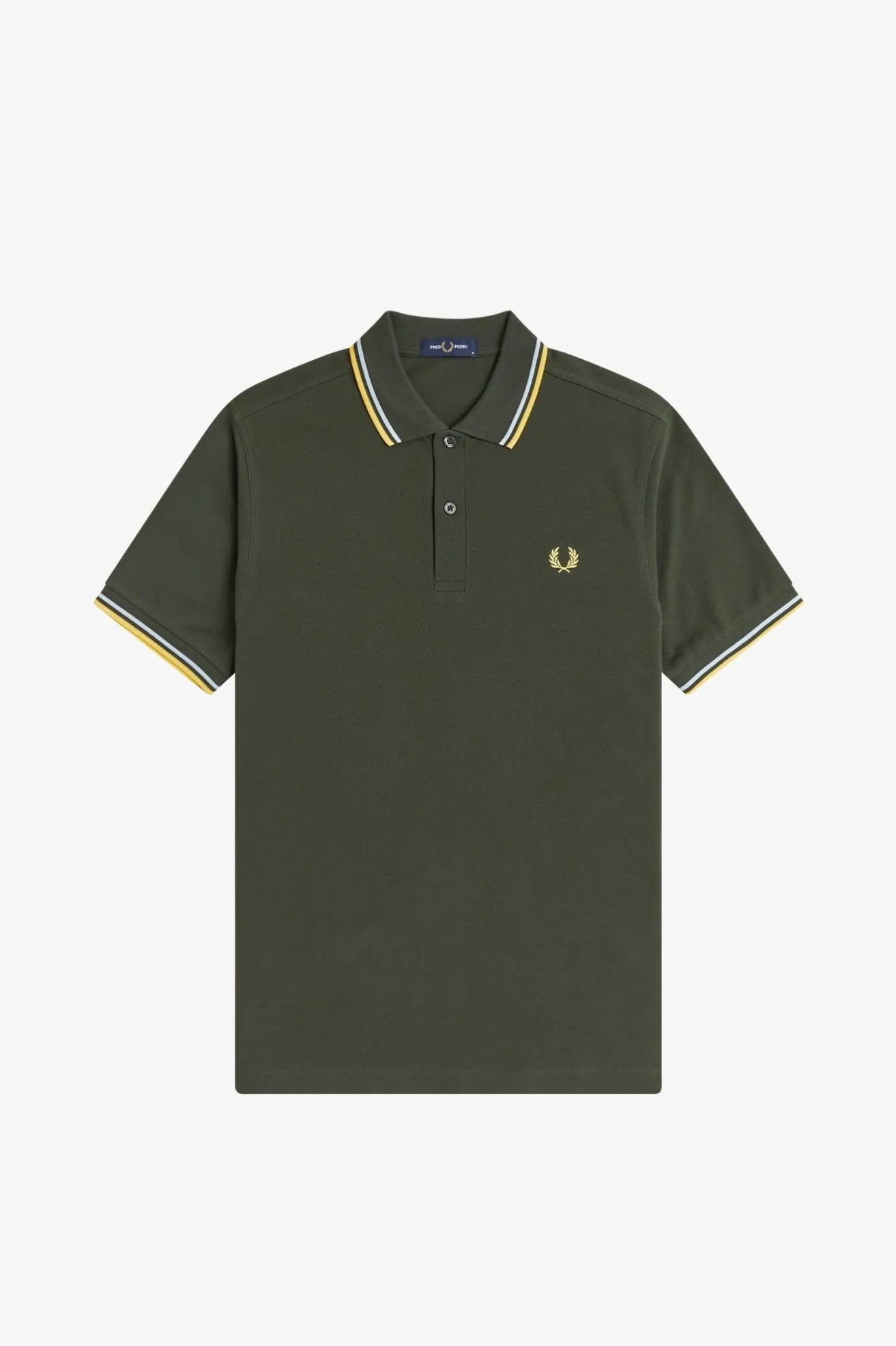 Fred Perry Polo M3600 Hombre Verde 05B Who killed Bambi?