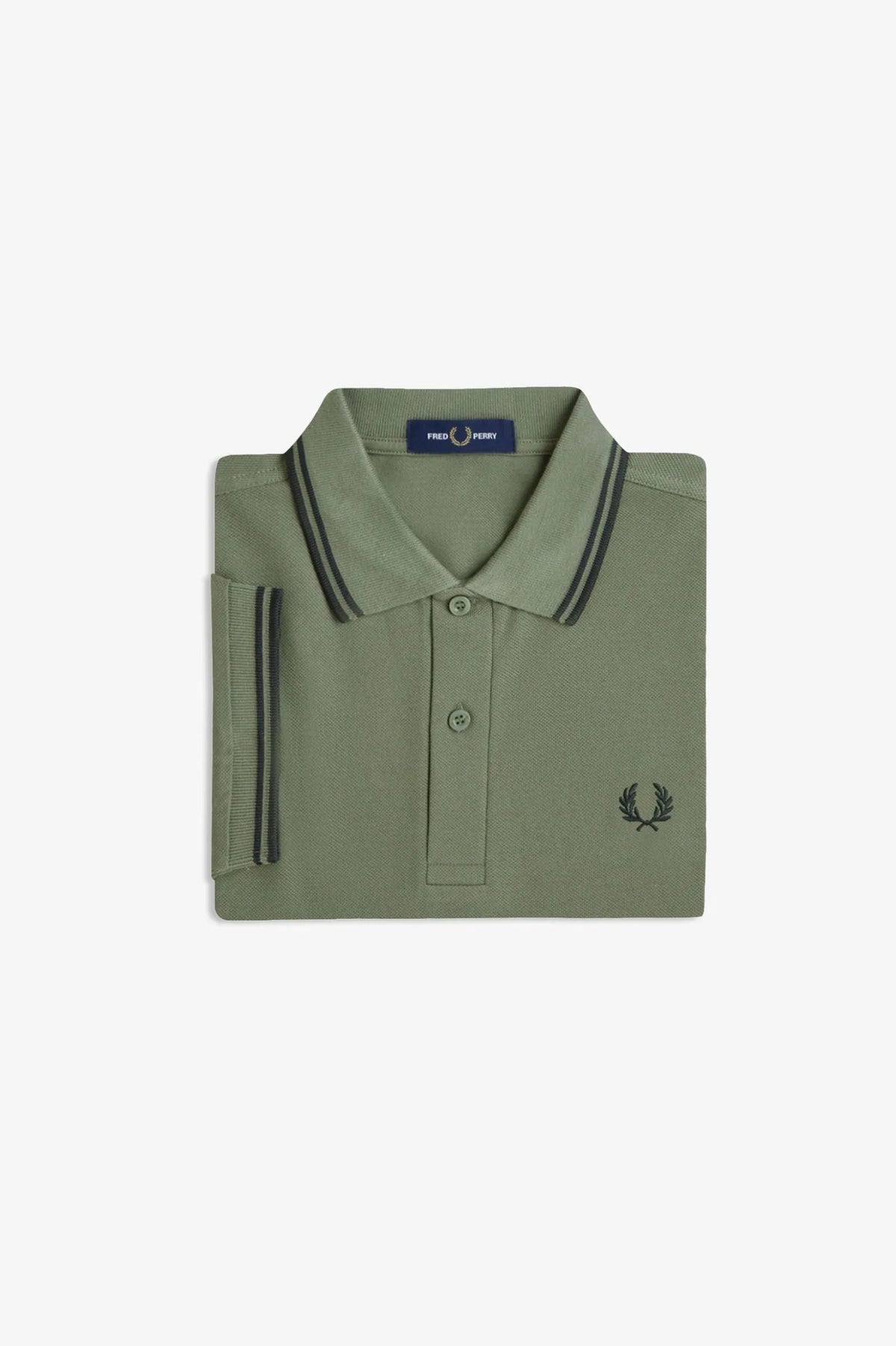 Fred Perry Polo M3600 Hombre Verde Z50 Who killed Bambi?