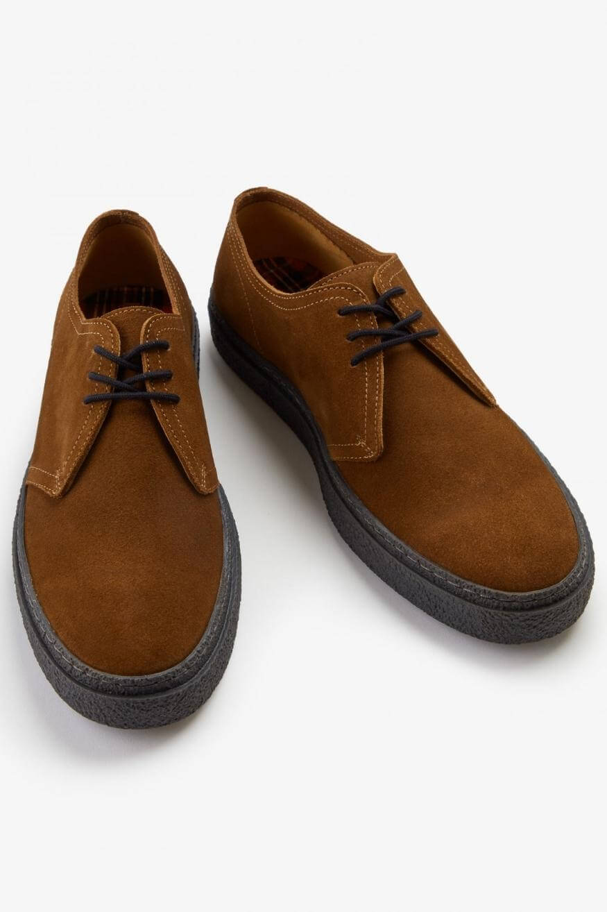 Fred Perry Zapato Hombre 40 Linden Suede B4360 Ginger Who Killed Bambi?