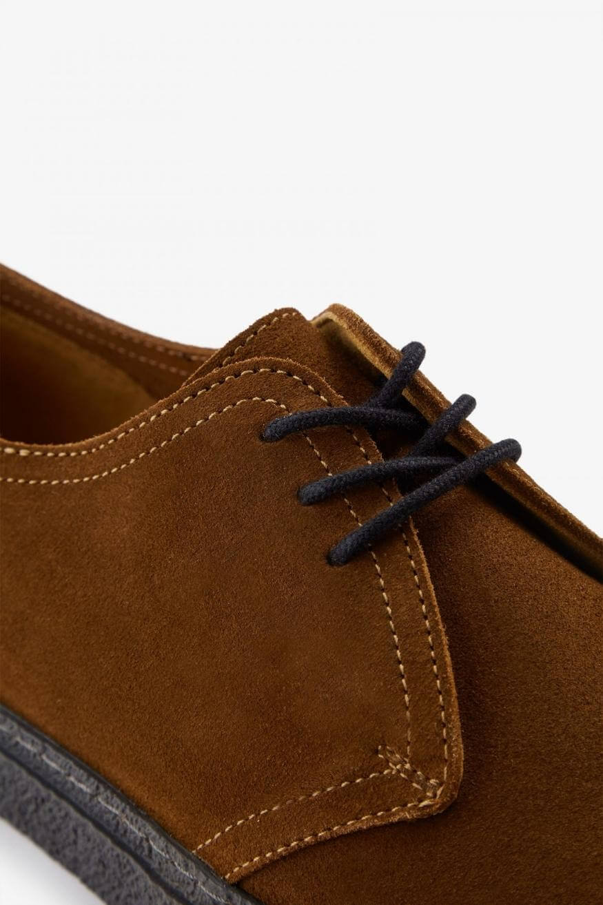 Fred Perry Zapato Hombre 40 Linden Suede B4360 Ginger Who Killed Bambi?