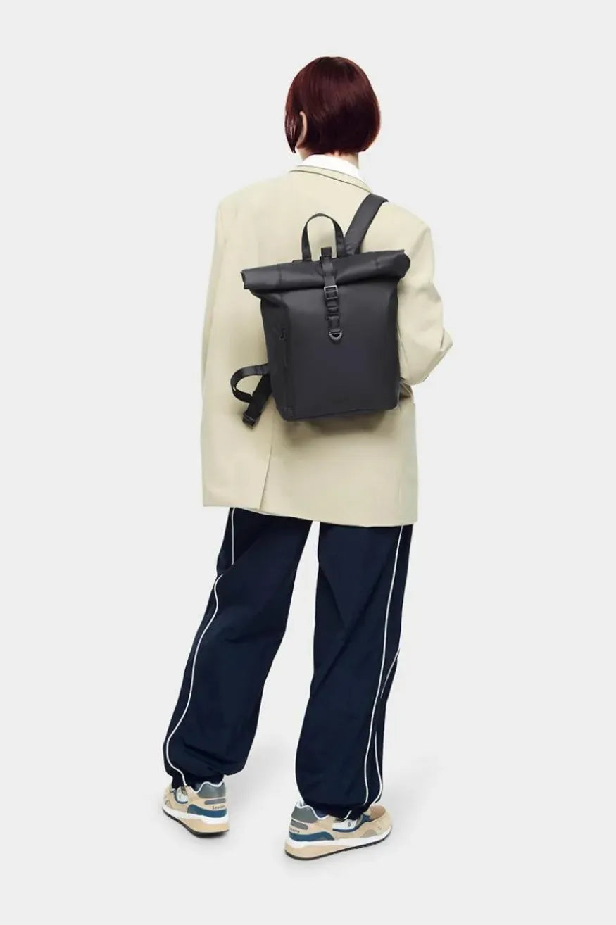 Gaston Luga Mochila Impermeable Rullen Mini Negra Who killed Bambi?