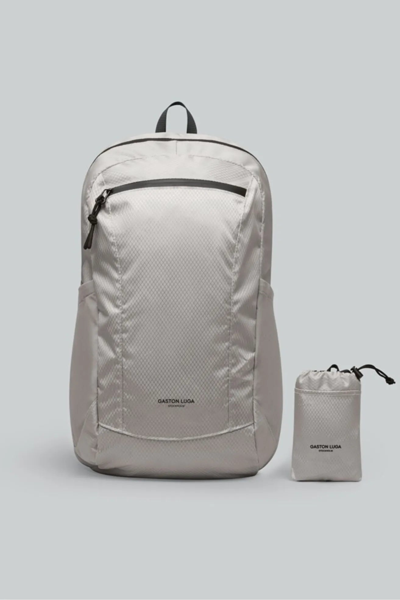 Gaston Luga Mochila Lightweight Packable Taupe Who killed Bambi?